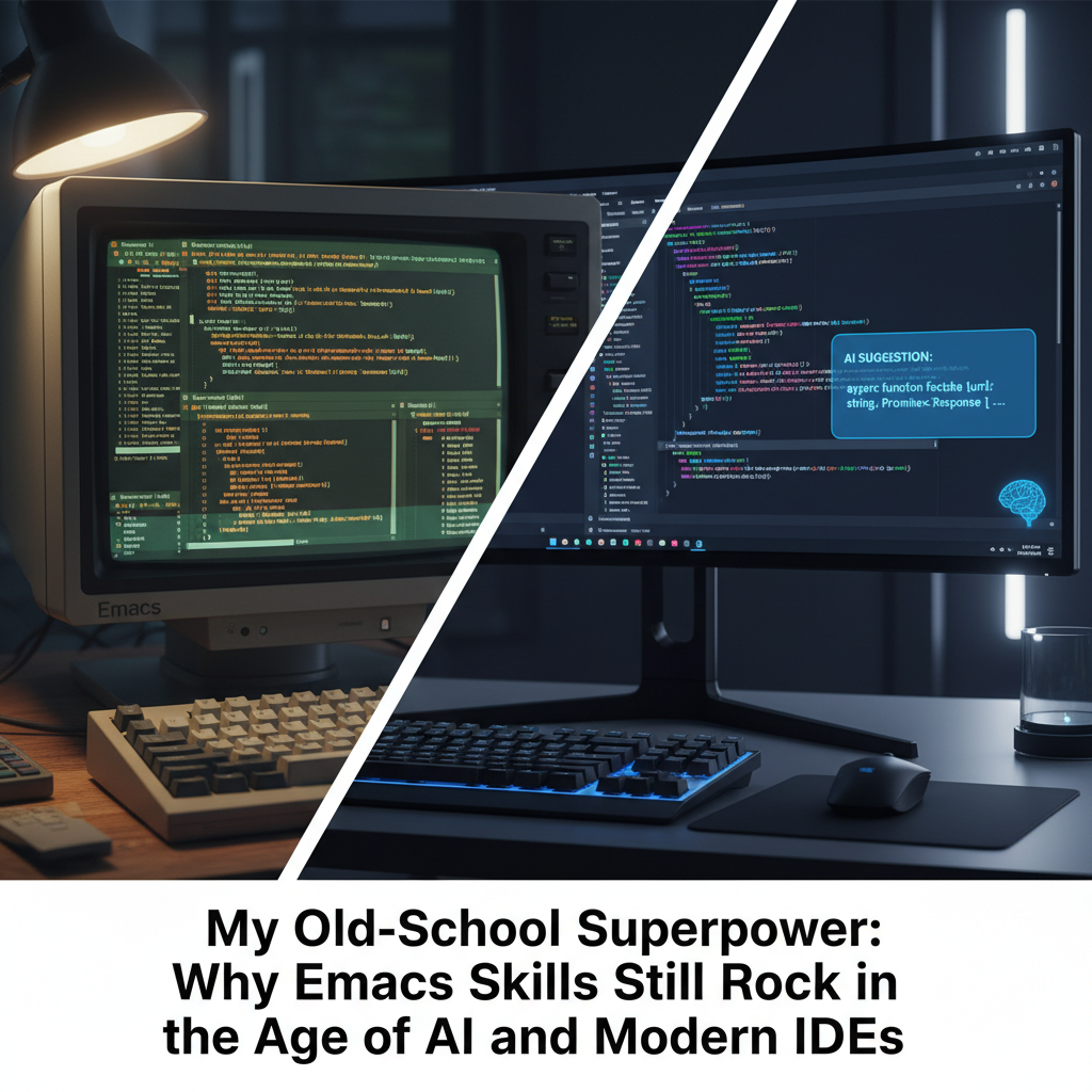 My old school superpower, Emacs vs IDE
